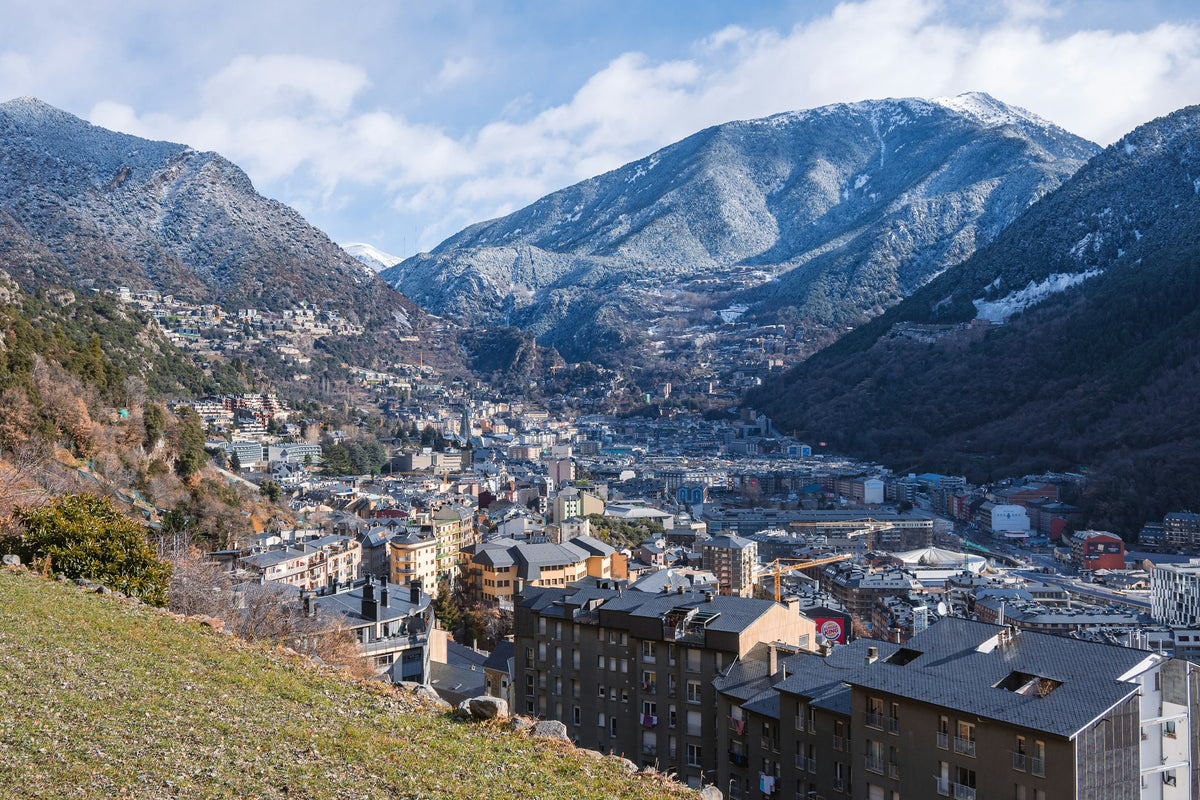 Mountain town in the Pyrenees, Andorra
