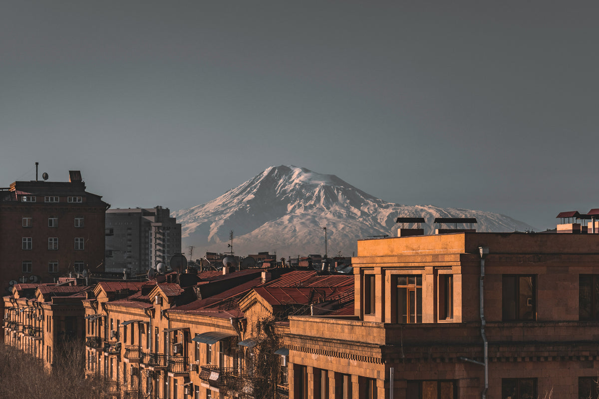 Mountain view over the city, Armenia