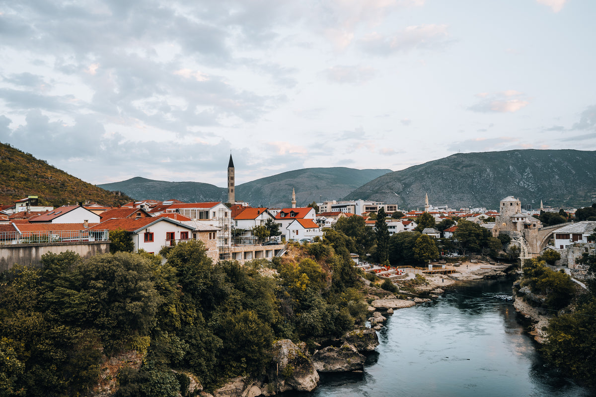 Old town by the river, Bosnia and Herzegovina