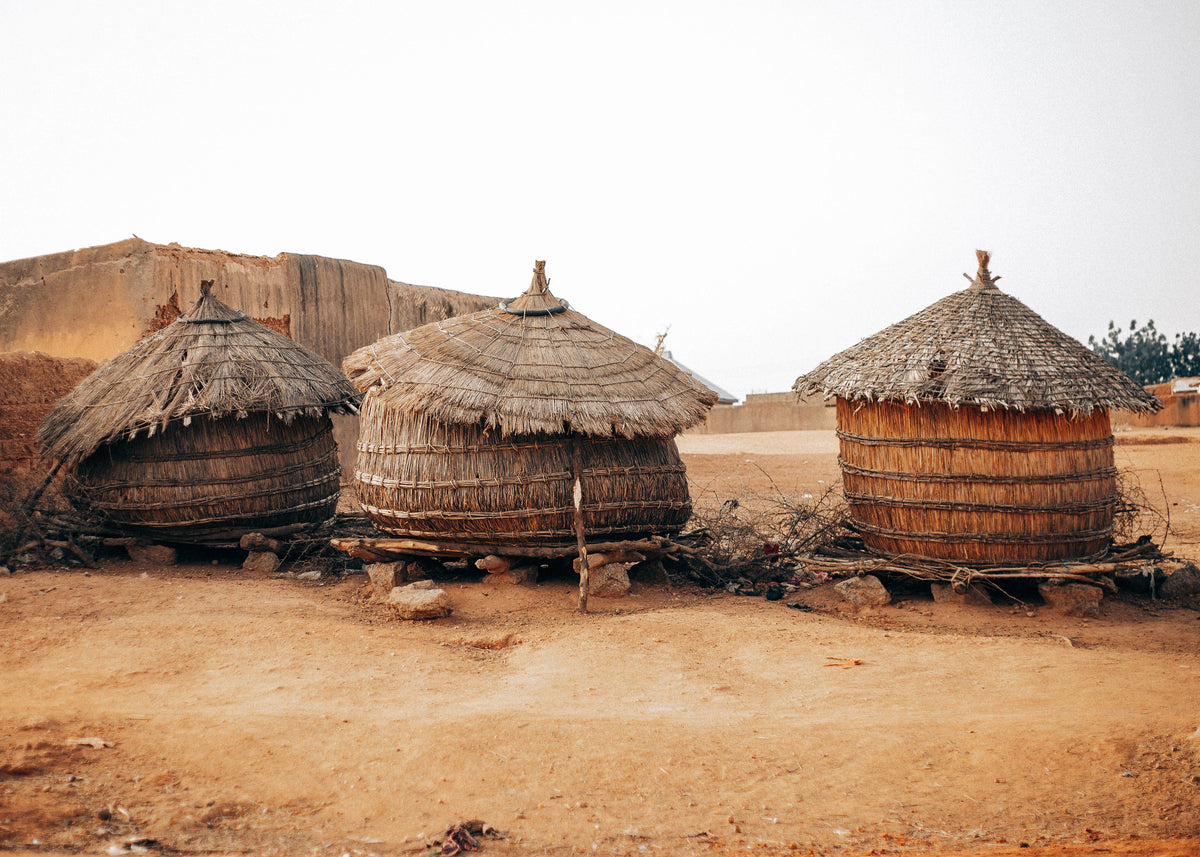 Traditional round huts, Burkina Faso