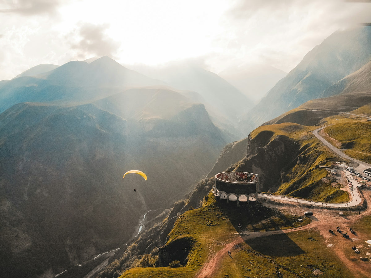 Mountain road in the Caucasus, Georgia