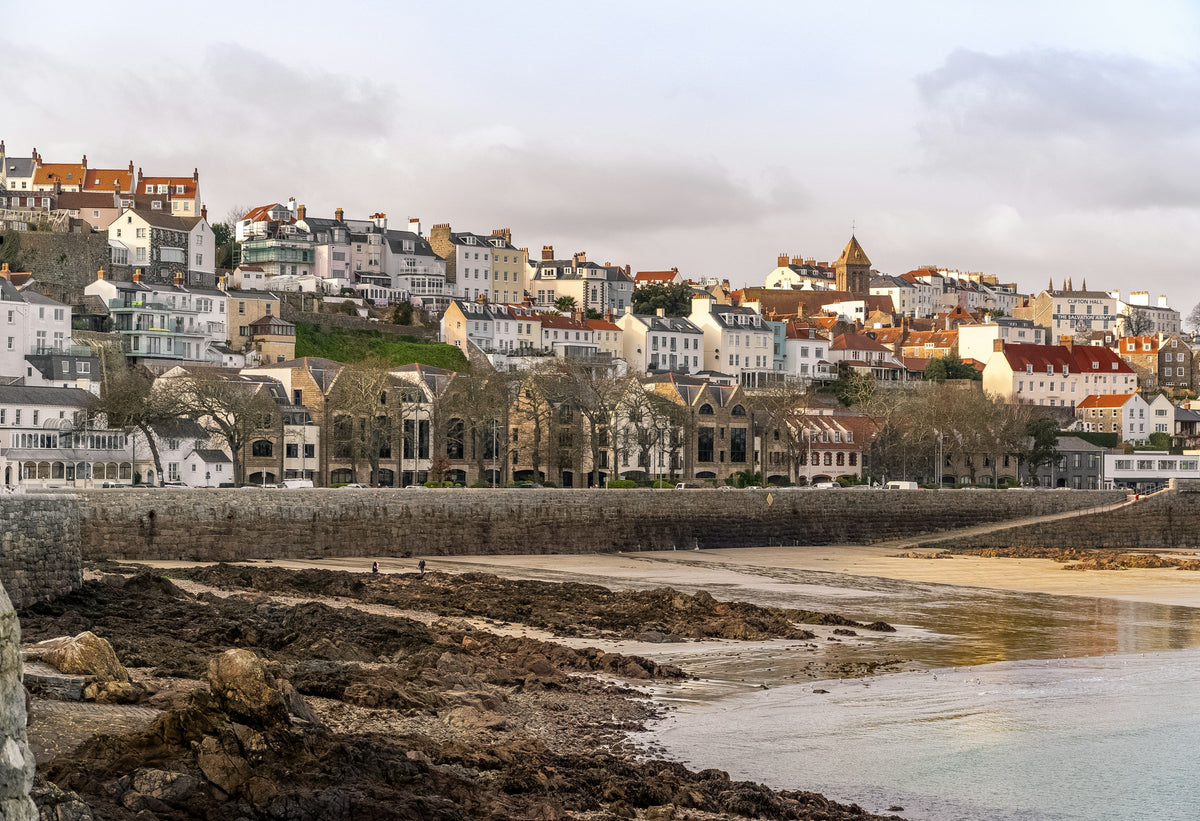Harbour town by the sea, Guernsey
