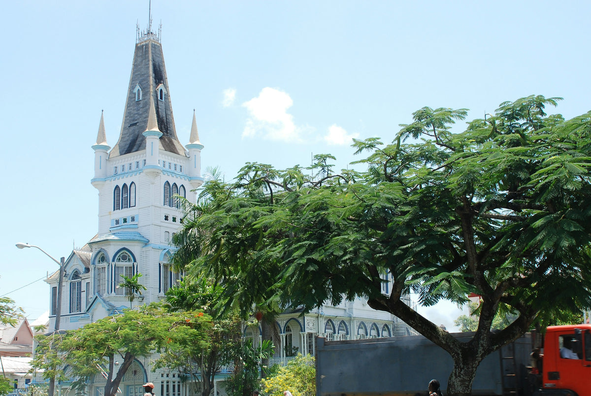 Wooden cathedral in Georgetown, Guyana