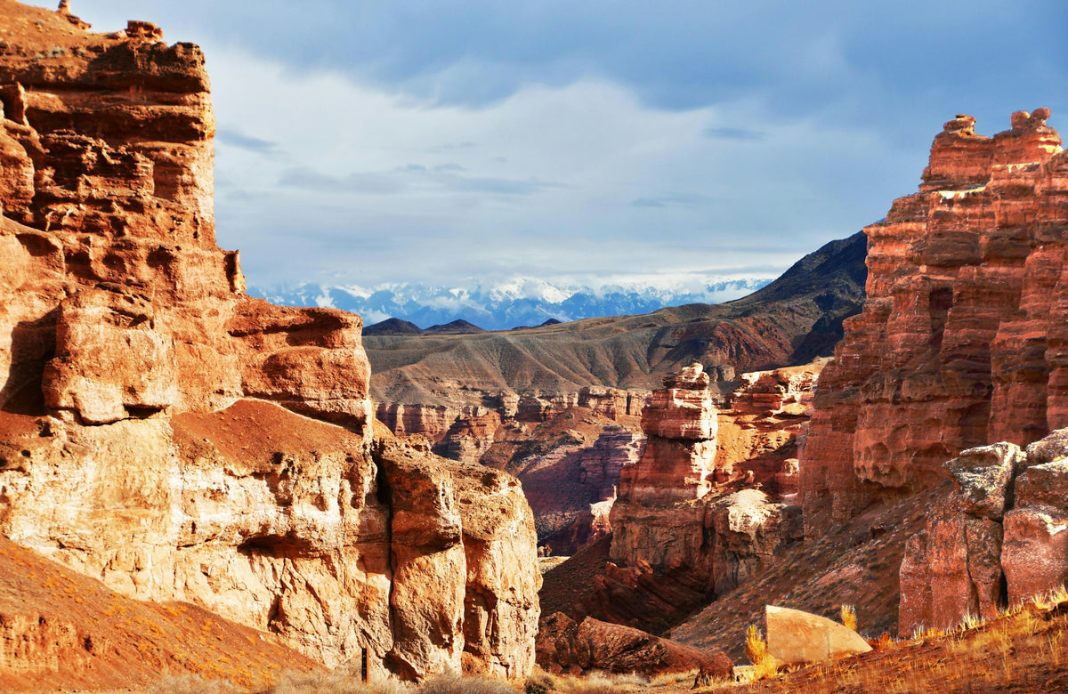 Red canyon walls, Kazakhstan