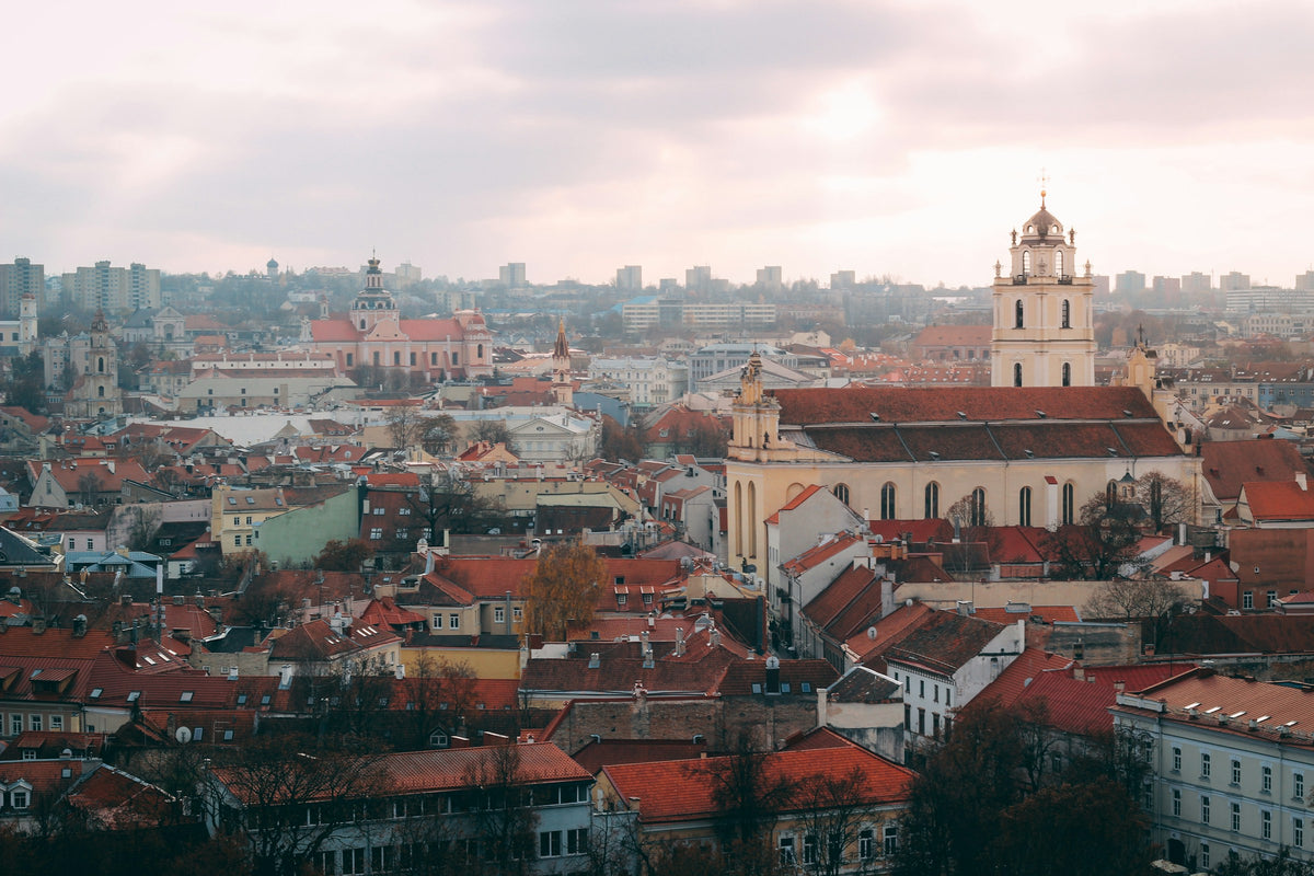 Old town rooftops, Lithuania