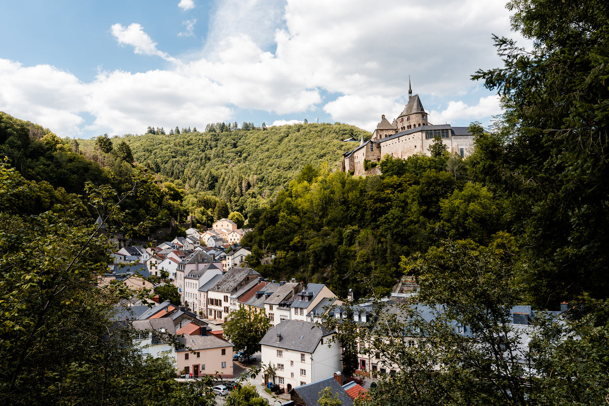 Old town in a green valley, Luxembourg