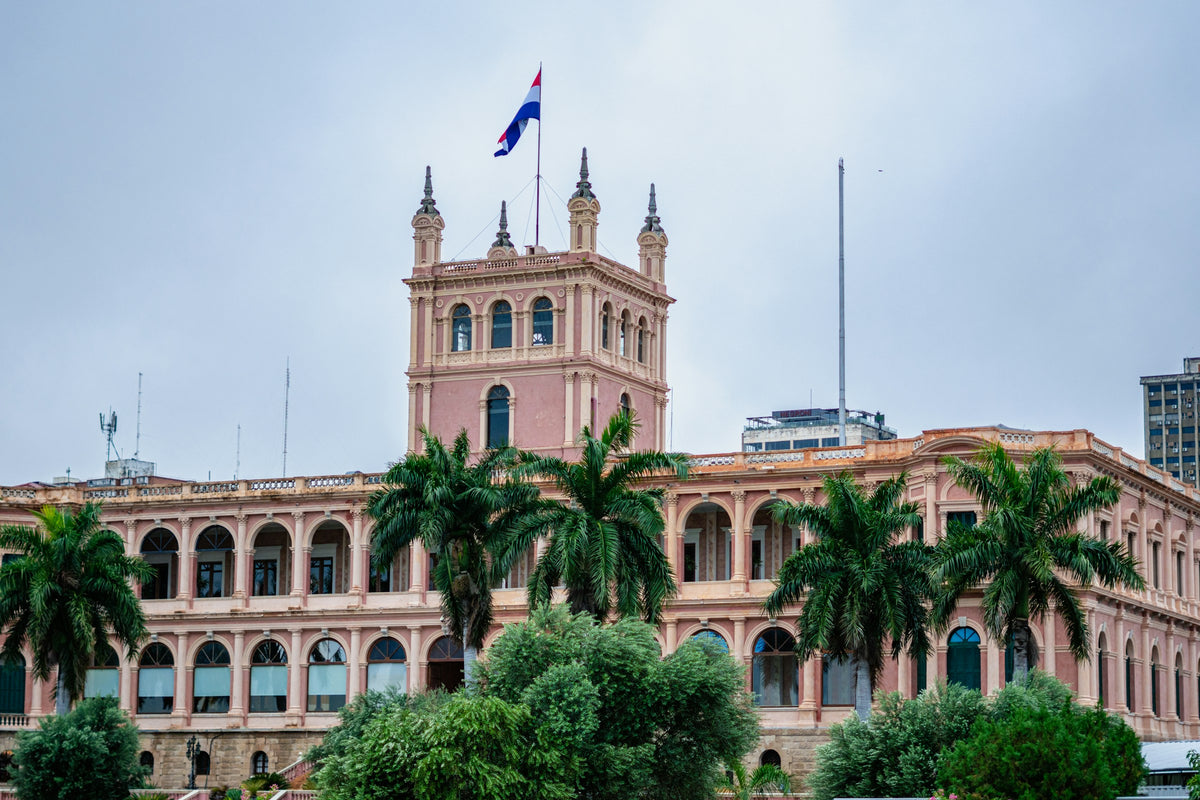 Government palace in Asunción, Paraguay