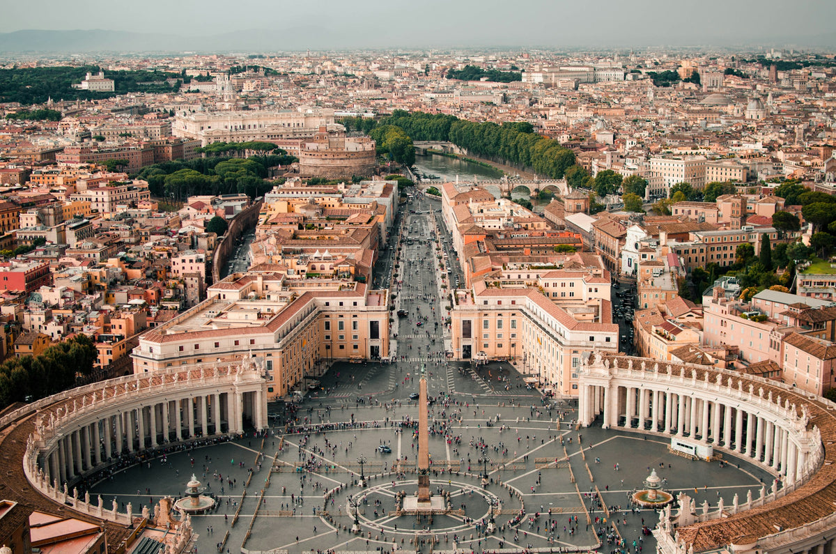 St. Peter's Square from above, Vatican City